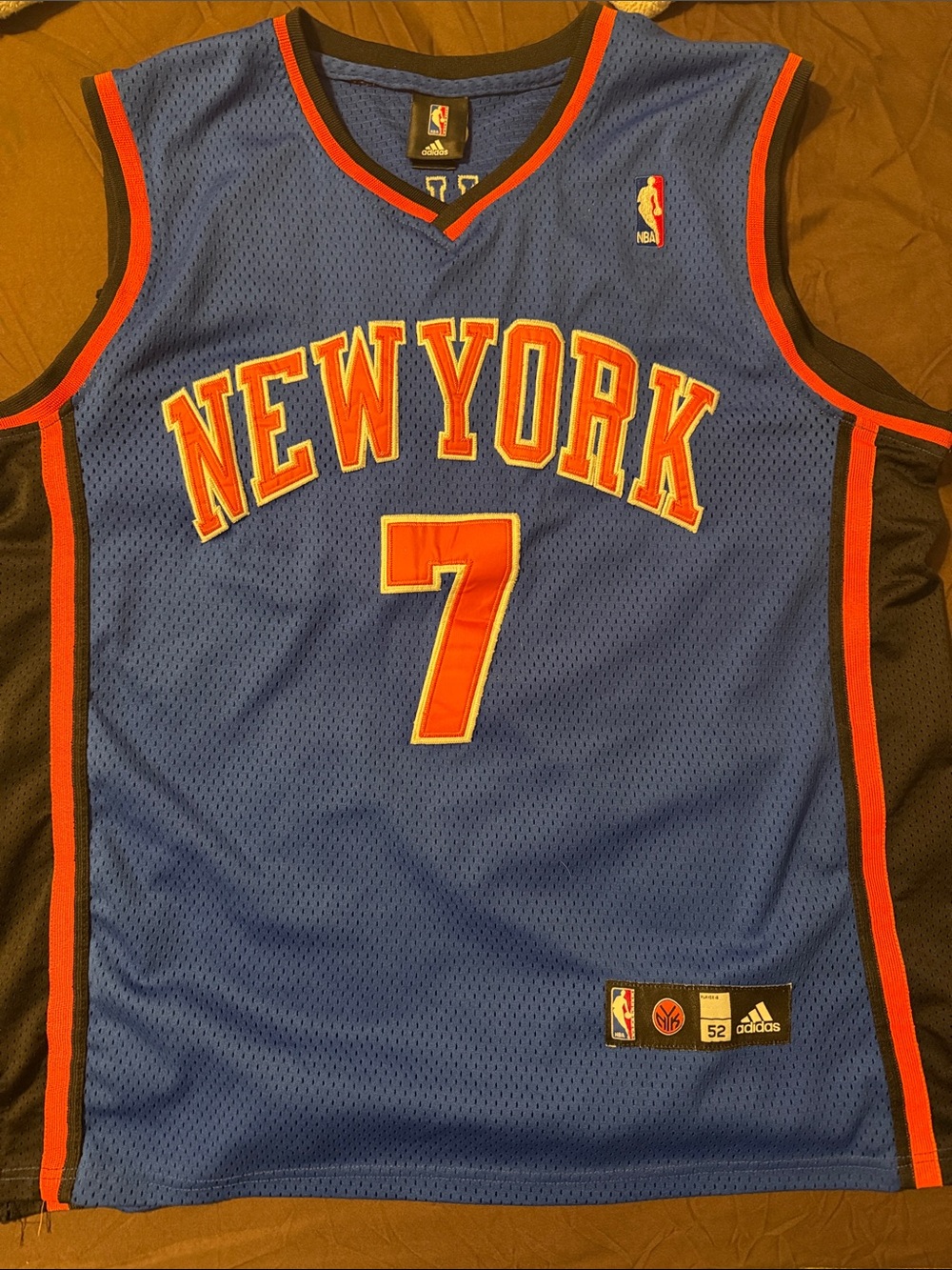 Adidas Carmelo Anthony New York Knicks Basketball Jersey #7